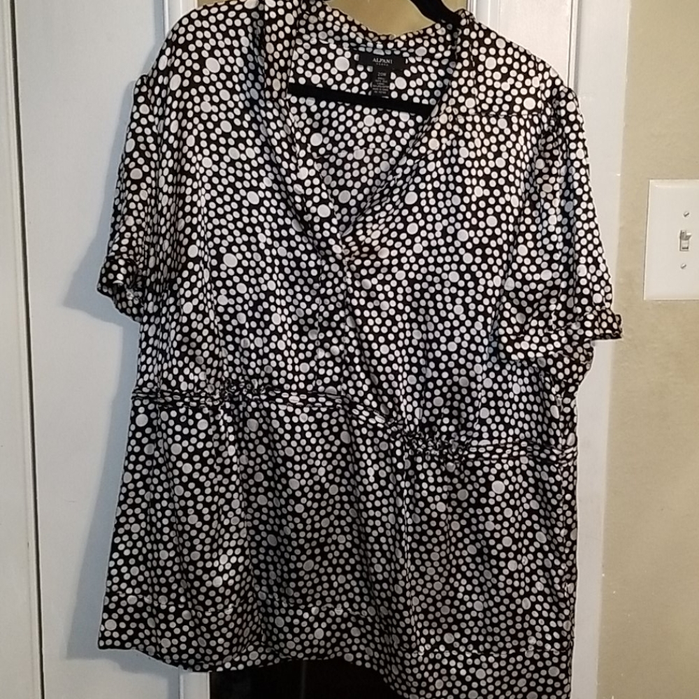 Black Polka Dot Blouse